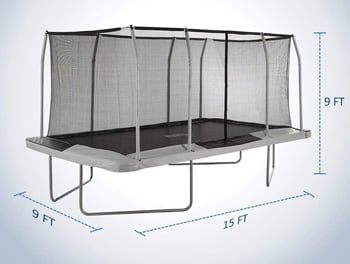 rectangle gymnastics trampoline